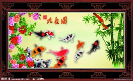 九鱼图
