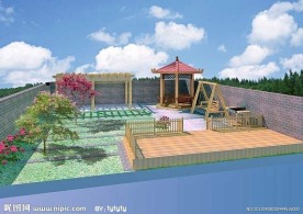 园艺庭院效果图材质贴图全