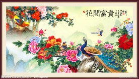 花鸟画 国画牡丹