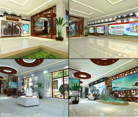 宝塑集团展厅（3Dmax带材质源文件 全套效果图）