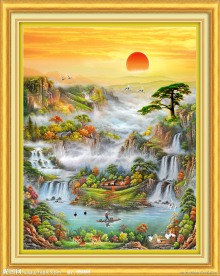 油画 聚宝盆油画