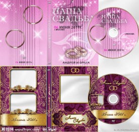 婚庆婚礼DVD光盘和光盘盒设计