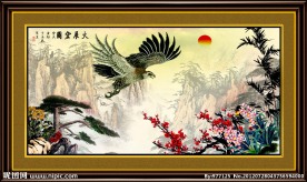 国画 鹰