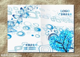 蓝叶蝴蝶花 画册封面
