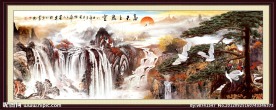中国画 山水国画 水墨画
