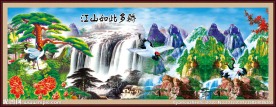 国画山水图
