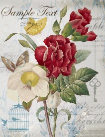 欧式油画 花卉