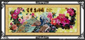 工笔挂画 富贵吉祥