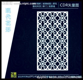 现代雕刻花形 雕刻图案图片