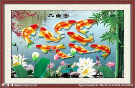 九鱼图
