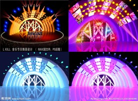 音乐节目 舞台设计 舞美设计 异型舞台