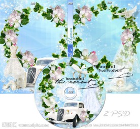 婚庆DVD光盘和光盘盒设计
