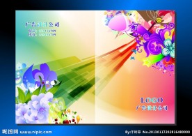 彩绘画美 封面设计