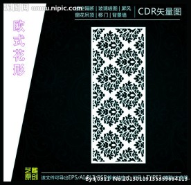 欧式雕花雕刻花形