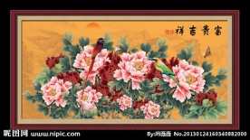 国画牡丹图片