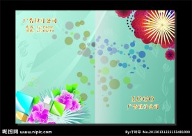宝蓝花丽 画册封面设计