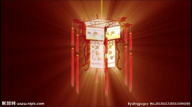 中式旋转花灯AE模板