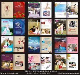 婚庆 婚纱 跟拍画册