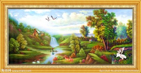 油画风景 欧式油画风景