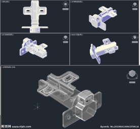 家具五金门铰CAD图