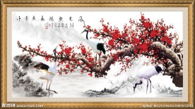 水墨画 梅花