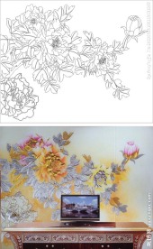 牡丹花 金银牡丹