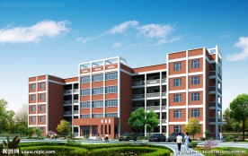 五层教学楼效果图