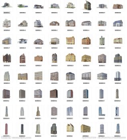 单体建筑楼模型