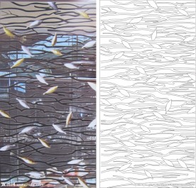 欧式花 线条图 叶子