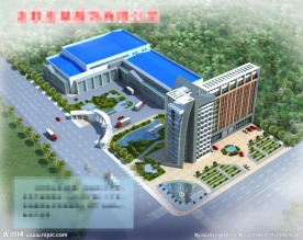 公司厂房鸟瞰图