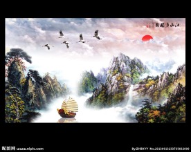 风景画 山水风景画
