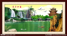 风景画 山水风景画