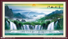 风景画 山水风景画
