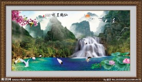 国画 山水风景画