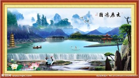 风景画 山水风景画