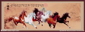 八骏图 马到成功