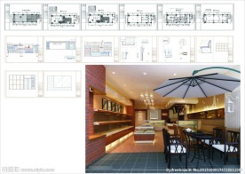 某蛋糕房施工图