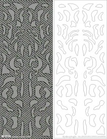 欧式花 线条图 抽象