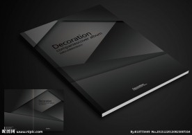 精美黑色画册设计