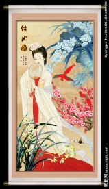 国色天香 仕女图