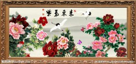 花开富贵 紫气东来