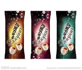 巧克力糖包装展开图