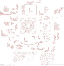 花纹 花边 矢量图