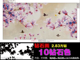 花开富贵钻石画