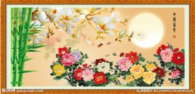 国画牡丹