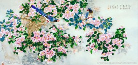 花开富贵钻石画