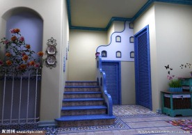 地中海风格门厅