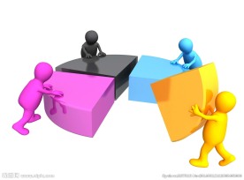 3d商务小人图表