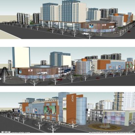 商业街概念设计Sketch