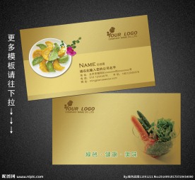 饺子名片 餐饮名片
